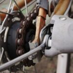 使い込まれた自転車♪