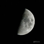 上弦の月